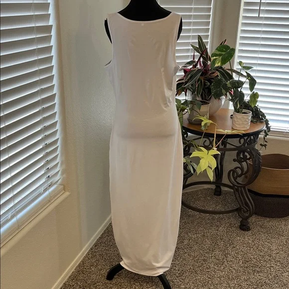 Maxi Dress White Bodycon Size 1X NWOT - Picture 6 of 7